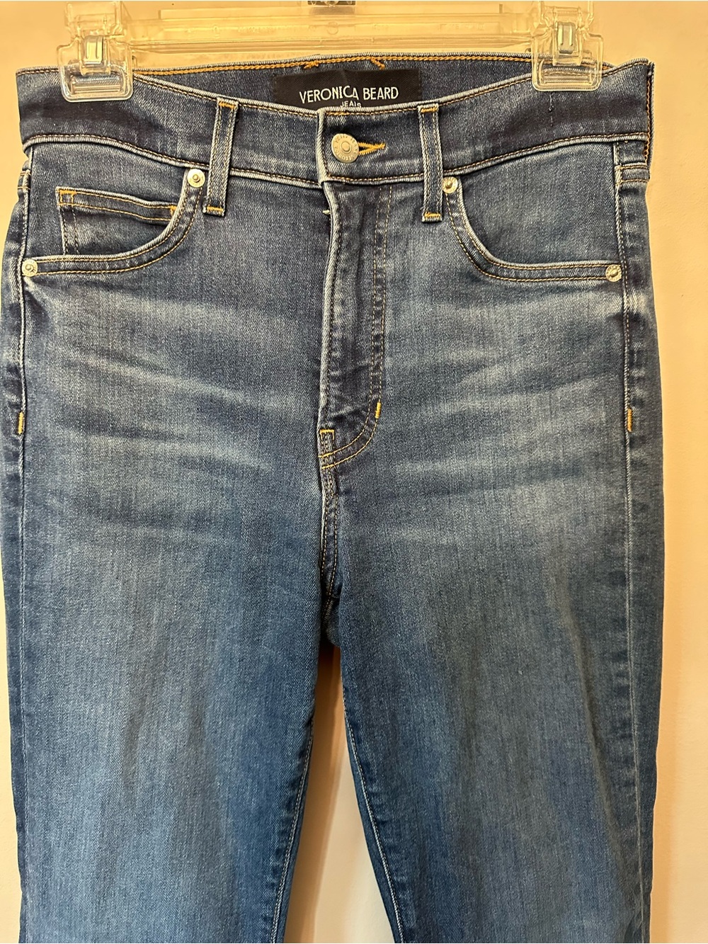 Veronica Beard High Rise Beverly Skinny Flare High Rise Jeans Blue Size 27